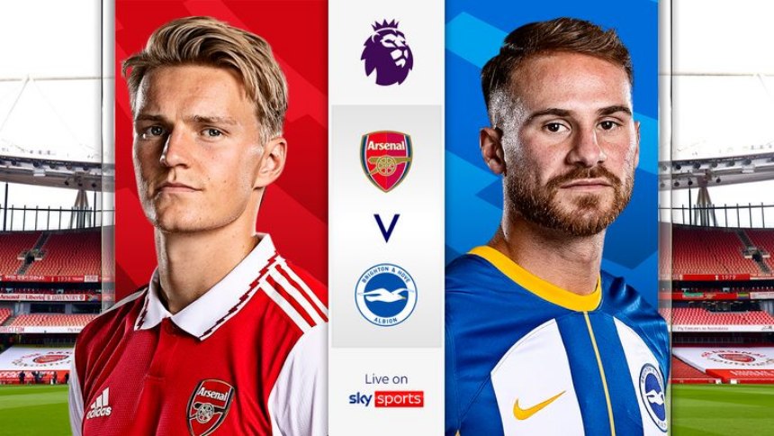 Lịch sử đối đầu Arsenal vs Brighton (22h30, 14/5/2023)